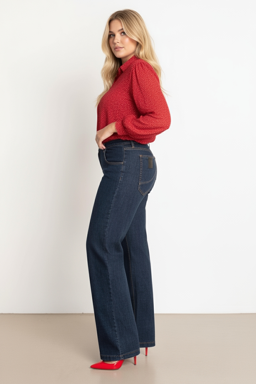 jeansy dalia wide leg - miniatura 2