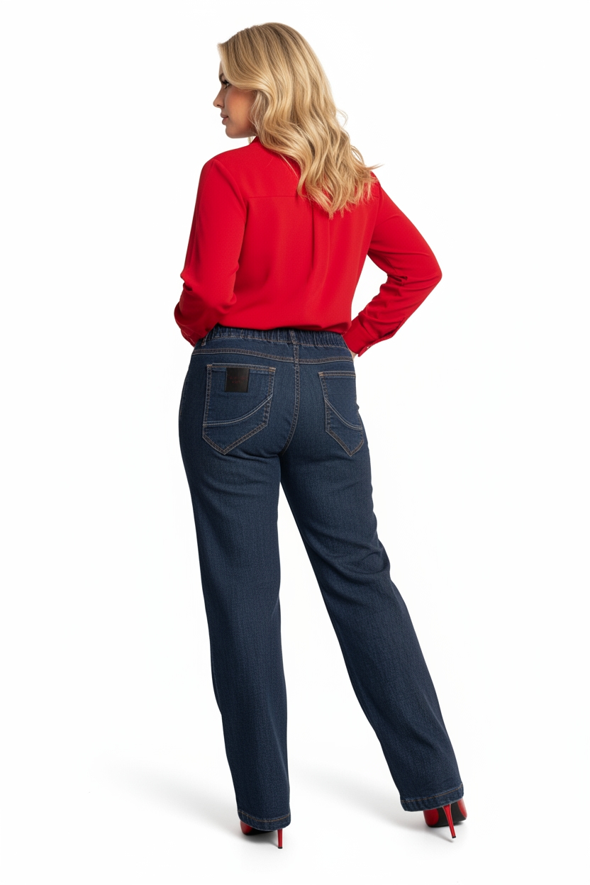 jeansy dalia wide leg - miniatura 3