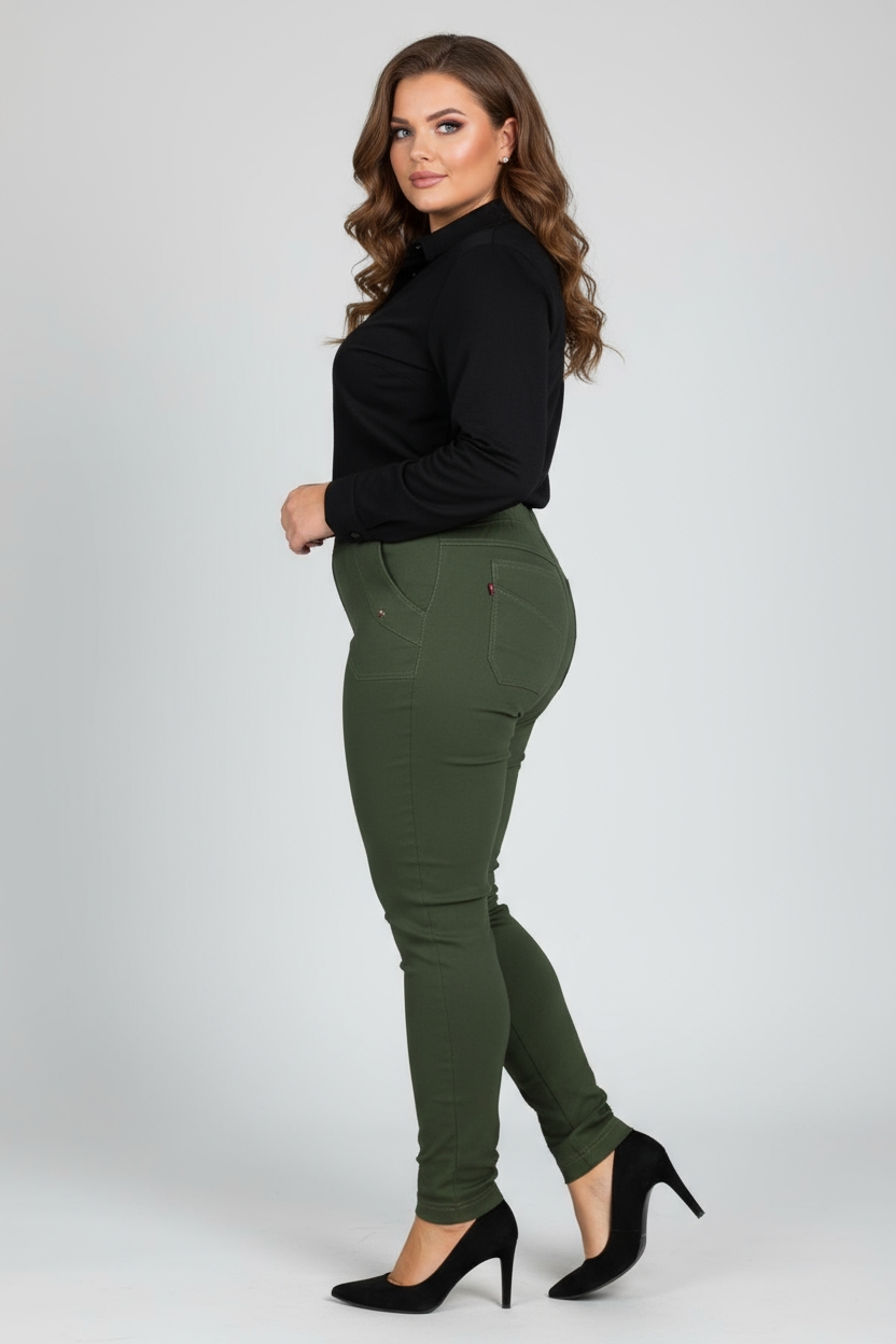 spodnie aster khaki - miniatura 2