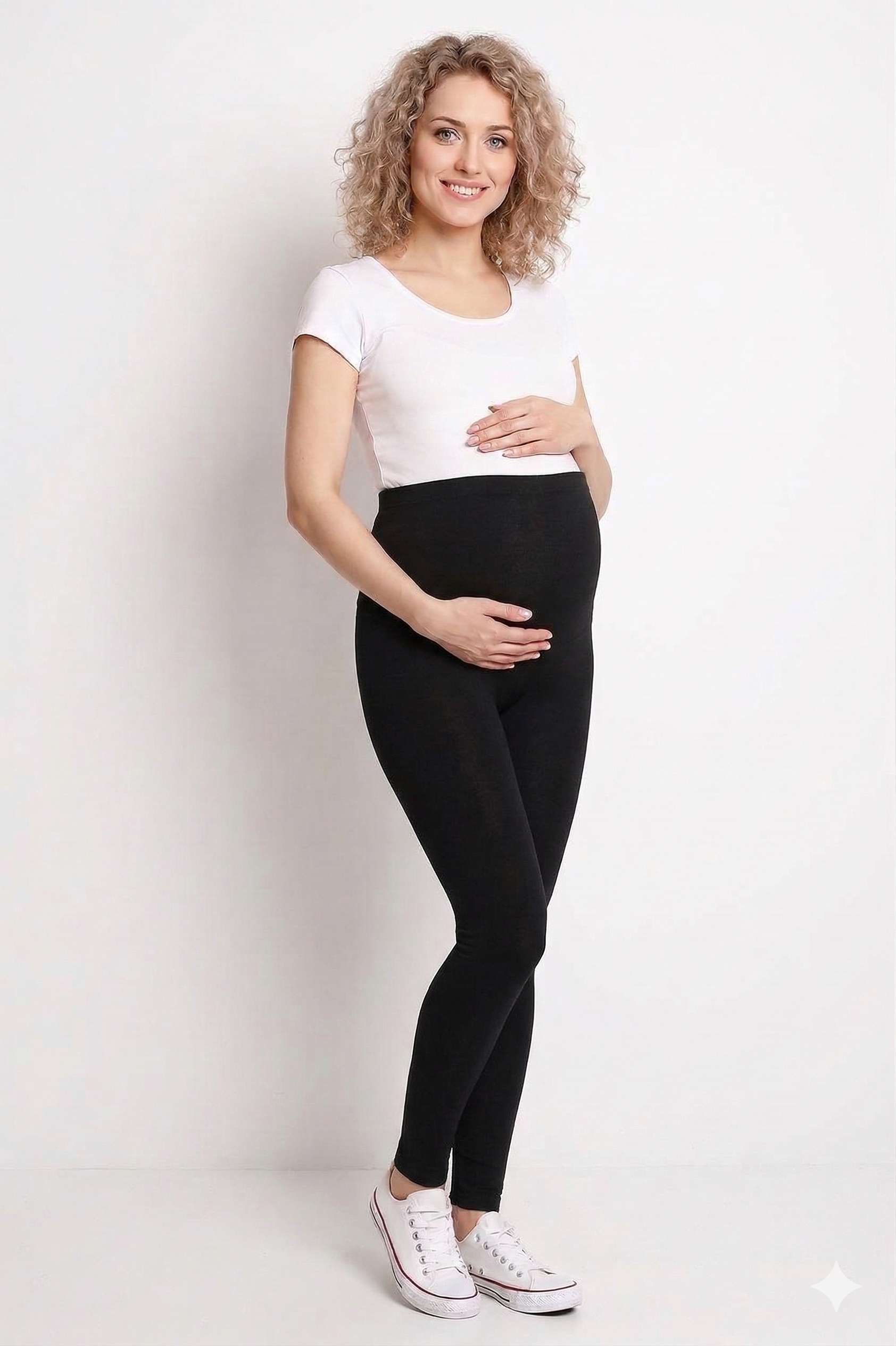 LEGINSY CIĄŻOWE CZARNE - miniatura 1