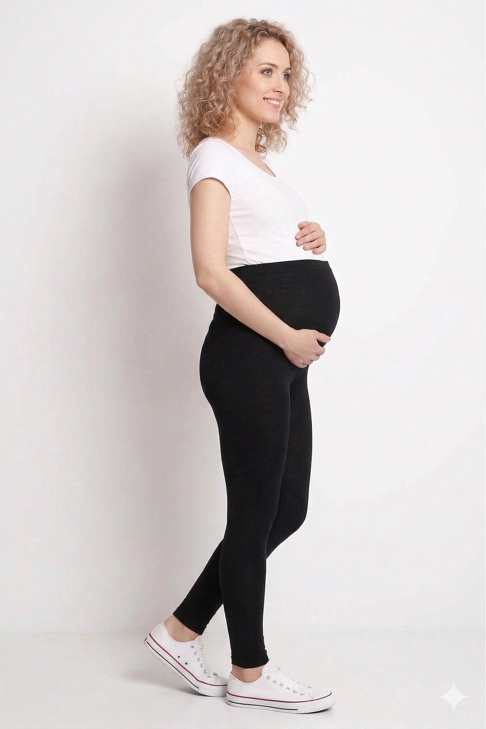 LEGINSY CIĄŻOWE CZARNE - miniatura 2