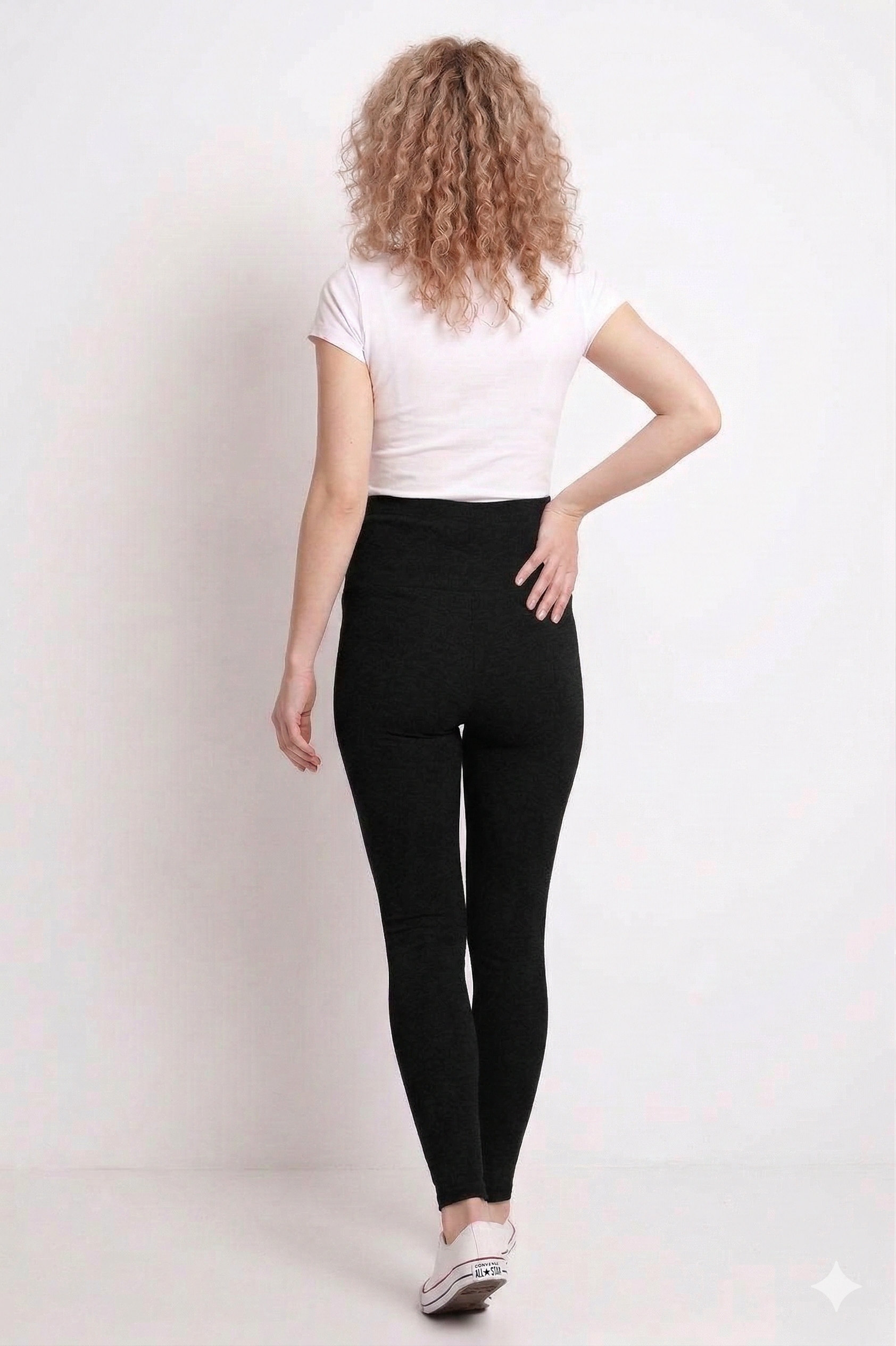 LEGINSY CIĄŻOWE CZARNE - miniatura 3